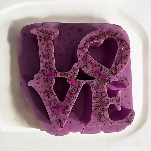 Handmade Other - LILAC handmade soap 4x3 inch 4oz soap shea butter & coconut oil with real flower